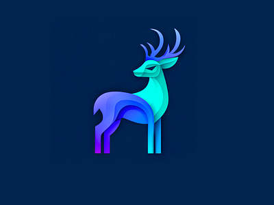 MERRY CHRISTMAS blue branding deer design icon identity illustration logo marks merry noel santa symbol ui vector