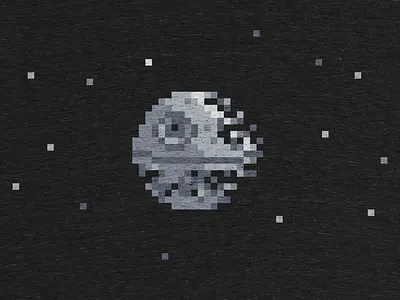Death Pixel cotton bureau death pixel shirt star wars