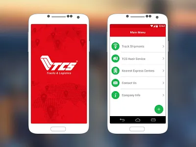 TCS Android App android app flat ios lahore mobile mobile app pakistan ui ui ux designer ux