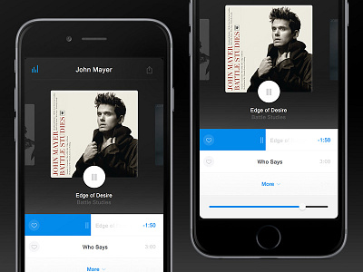 PureVolume for iPhone apps cool dark desktop gaming grid interface typography ui ux web