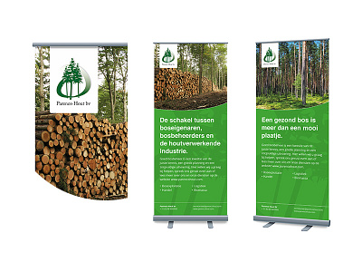 Roll up banner set branding print