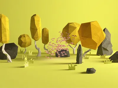Hide & Seek Hiding design game hide landscapes low lowpoly petrkoll poly seek studio