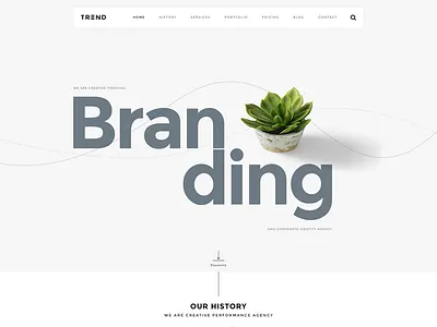 Trend Creative Concept concept creative minimalist simple trend wordpress