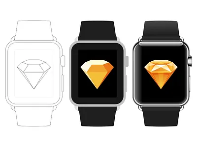 Apple Watch Sketch file free download apple watch download free mockup sketch template