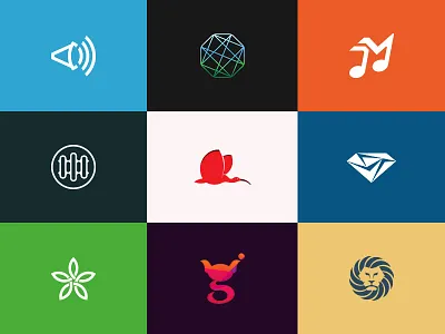 Logo Collection :: vol.1 brand branding color creative design flat icon identity letter logo logotype mark