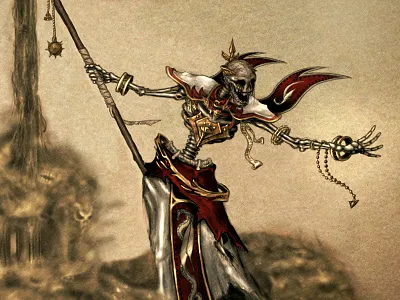 Lich dark evil game lich skeleton undead