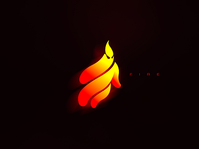 Fire Spirit bright fire flame flames ghost human logo mark spirit