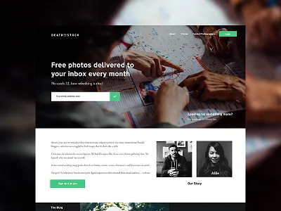 Death To The Stock Photo photos stock photos ui design web design website wordpress
