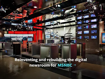 Lullabot.com Our Work Page case study clients design full height msnbc namm portfolio projects syfy work