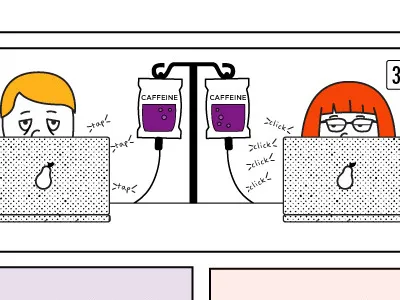 The Mad Cage advertising agency agency life comic comic strip illustration