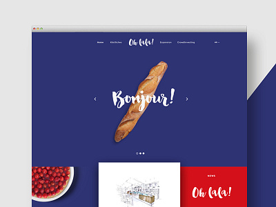 Crêperie Web Design colors crêperie web design