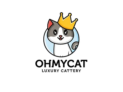 OhMyCat Logo adorable animal art branding cat logo character creative cute design designer graphic design happy illustration logo logodesigner logos mascot pets playful vector