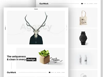 Trend Creative Concept Portfolio concept creative minimalist simple trend wordpress