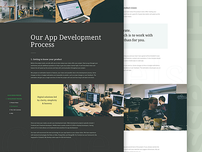 El Passion 4.0 (How we work page) agency design development elpassion how we work icon illustration landing landing page service typography web website
