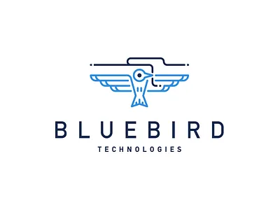 Bluebird Tech Final bird blue bluebird cable flying technology