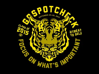 GoSpotCheck 2015 Retreat illustration retreat shirt t shirt tank eye of the tiger tank top tee tiger tshirt vector