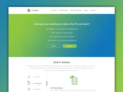 IT Talent Hunt Website android app ios lahore mobile app pakistan ui ui ux designer ux web designer websites