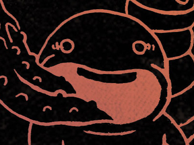 Design Off Textured characters creatures doodle fun ink neon