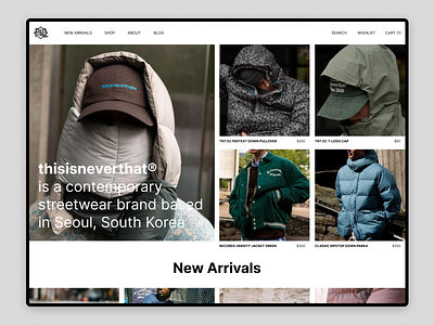 P's & Q's – Landing Page redesign branding clothing ecommerce figma graphic design minimal shop street streetwear ui urban web design