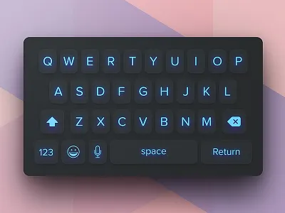 Day 094 - Mobile Keyboard apple chat ios keyboard kit message mobile text ui write