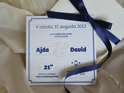 Letterpress Wedding Invitations anniversary card deboss emboss engagement handmade invitation letterpress personalized print thick paper wedding