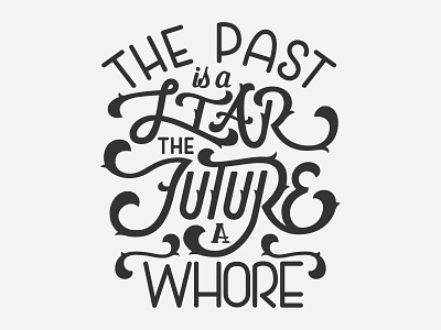 Bury Your Flame handlettering illustration la dispute lettering lyrics type typography vector