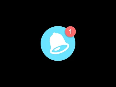 Notification alert design flat message notification