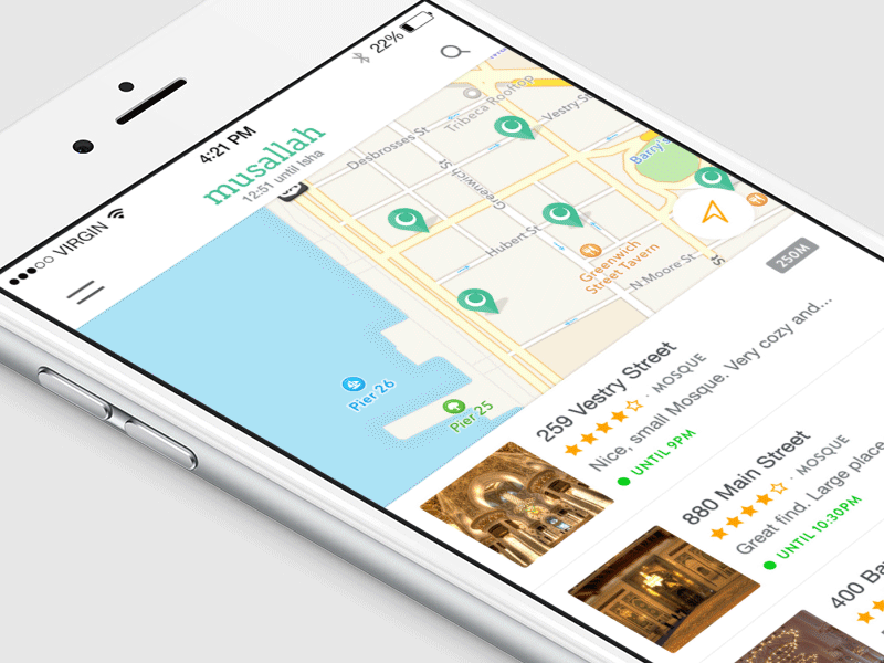 Menu Open animation clean design icons ios list map menu ui ux