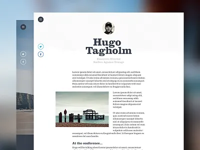 GWC Speaker article charity clarendon std bold clarendon text pro clean conference marketing speaker surfers against sewage website