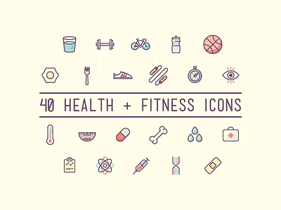 Health & Fitness Icons (download) download fitness free health icons