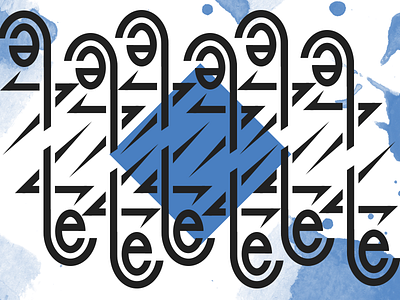 Logo playing composition design logo pattern