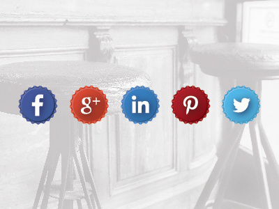 Social Media - Bottle Caps media social