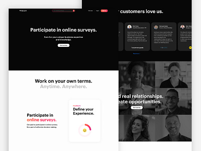 CleverX Work page design landing page page people shot ui ui design ui ux ui ux design user experience user interface ux website website design work