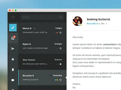Mail Client icons mail mail client ui