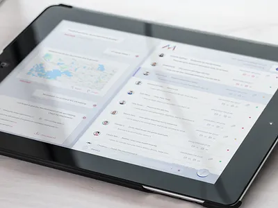 Upper Email App iPad Edition app concept email ipad ui ux