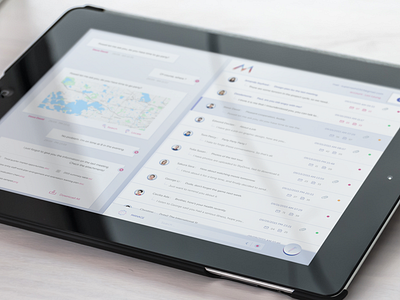 Upper Email App iPad Edition app concept email ipad ui ux