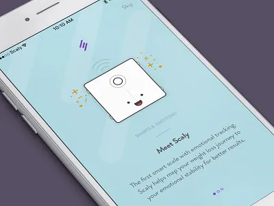 Scaly app fitbit health icons ios logo mobile onboarding sketch ui vector web