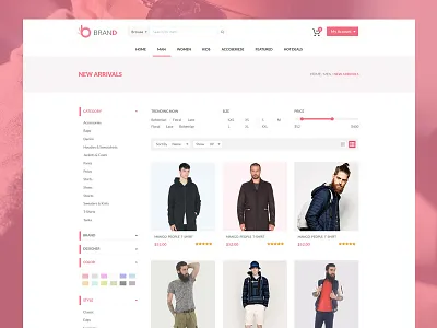 Product Page cart ecommerce layout mockup. website ui ui design ux ux design web design wireframe