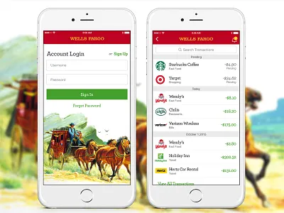 Wells Fargo Mobile Login design fargo login mobile ui ux wells wells fargo