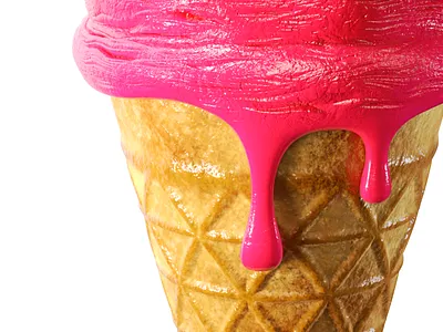 Ice Cream 3d cgi cinema 4d food ice cream photorealistic