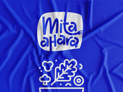 Visual identity : Mita ahara branding design food branding food packaging illustration logo ui vector