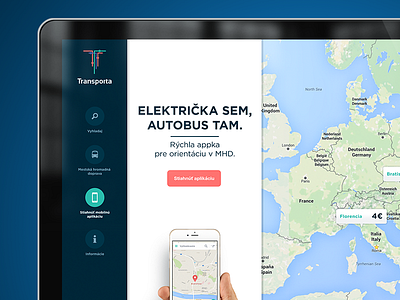TRANSDATA - web / concept app apple blue iwatch mobile simple ui ux web wezeo
