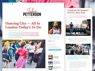 Jason Blog Theme blog blue colorful fonts journal pixelgrade red theme typography wordpress