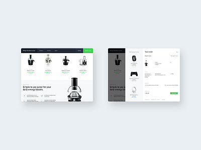 Elkjøp prototype — Sticky Nav & Cart e commerce elkjøp prototype responsive rwd tablet website
