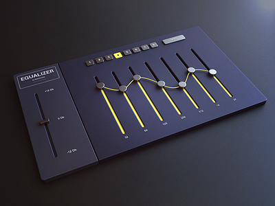 Equalizer 3d design equilazer exercise fun music ui webshocker