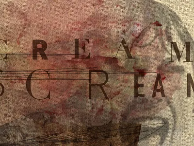 Ice Cream, You Scream distress halftone ice cream