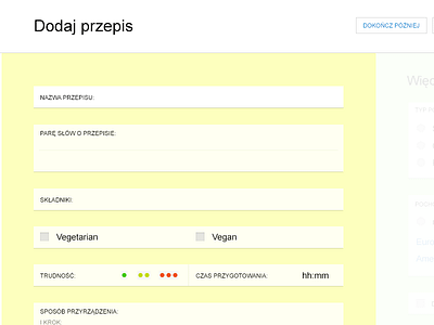 Slowyourlife – add a recipe page life recipes slow slowyourlife website
