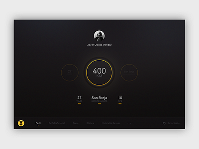 Easy Taxi - Conceptual Design app blur design easytaxi lima peru profile taxi ui ux visual design