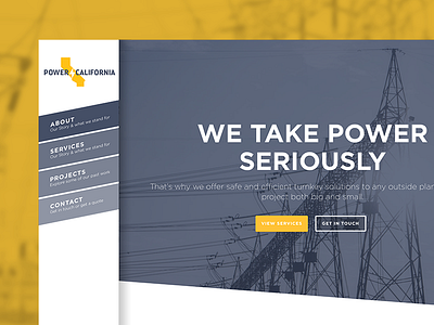 Power California Site angle california energy light logo power state