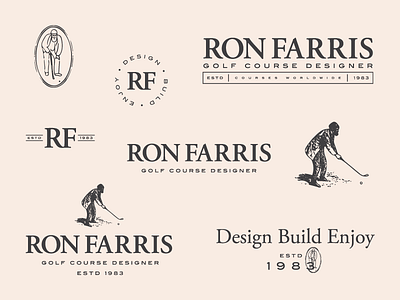 Golf Course Designer Branding branding classic design golf golf course personal